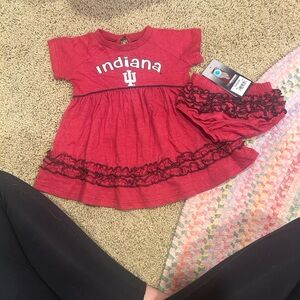 Colosseum Red and Black Kids Dress Set